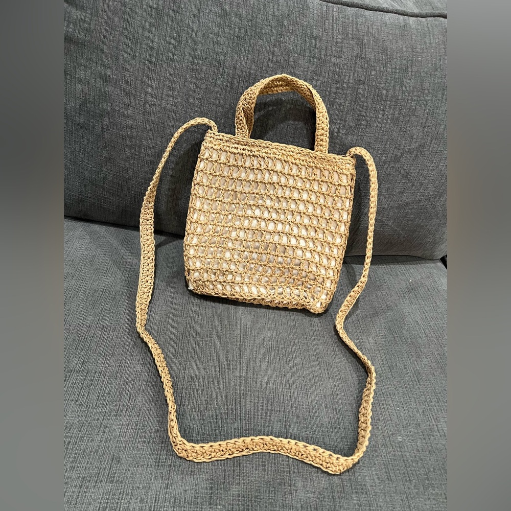 Madewell The Small Transport Crossbody: Straw Edition